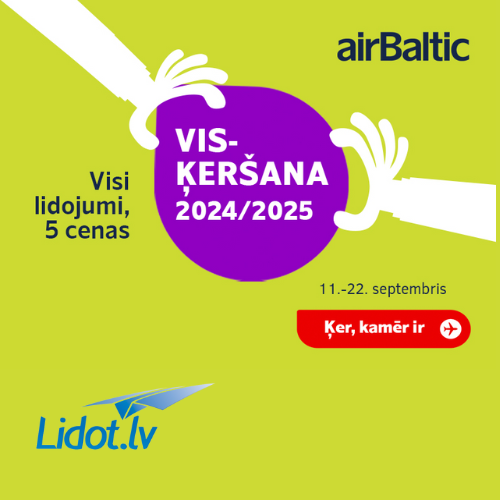 lidot.lv akcija Airbaltic